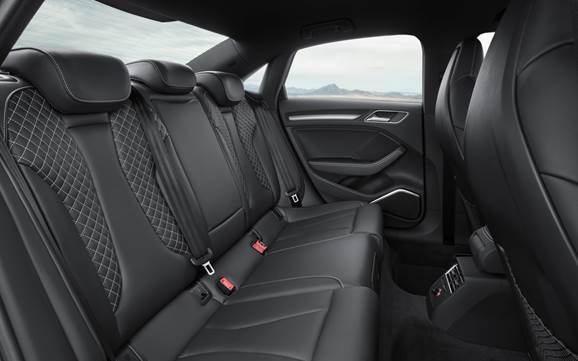 The S3 has a real back seat. You can sit in this car and not wish you had skipped a few meals.