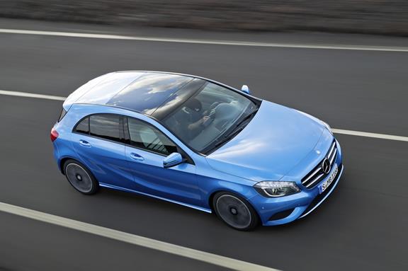 The A also features trademark Mercedes-Benz safety systems