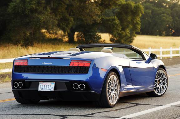 The Gallardo has the stability-control modes and damping to normal
