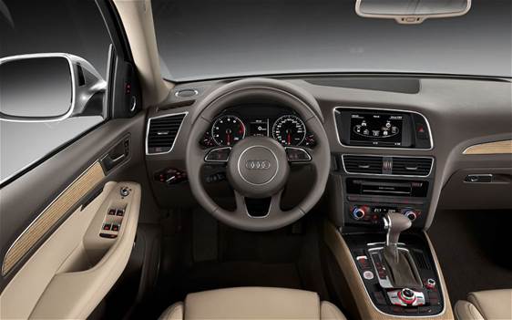 The cabin boasts excellent materials, intuitive ergonomics, and great outward visibility, yet the interior styling feels a bit sterile, even by Audi's ascetic design standard