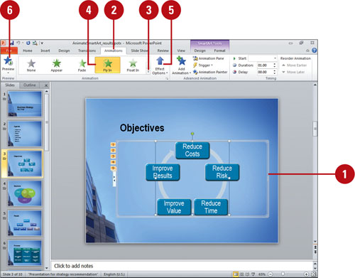 Microsoft Powerpoint 10 Animating A Smartart Graphic Part 1 Animate A Smartart Graphic Microsoft Powerpoint Microsoft Excel Microsoft Visio Microsoft Word Microsoft Access Microsoft Outlook Microsoft Onenote Microsoft Infopath Tutorials