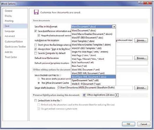 Description: Description: Description: Office 2013 can now save and open Strict OOXML documents, and its ODF support moves up to version 1.2